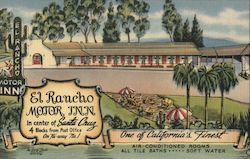 El Rancho Motor Inn Postcard