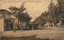 Ocean Avenue, looking West Postcard