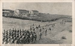 Infantry Passing In Review Fort Ord, CA Postcard Postcard Postcard