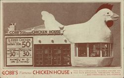 Cobb's Famous Chickenhouse Postcard