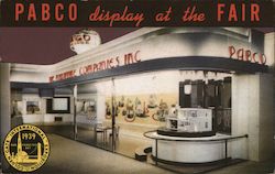 PABCO display at the fair Postcard