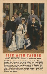 Life with Father - Civic Repertory Theatre Postcard