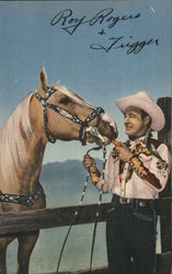 Roy Rogers and Trigger Postcard