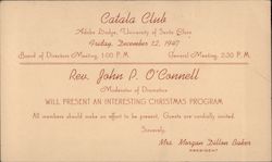 Catala Club Postcard