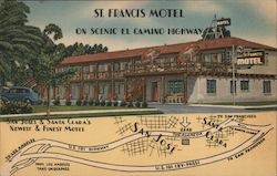 St. Francis Motel on Scenic El Camino Highway Santa Clara, CA Postcard Postcard Postcard