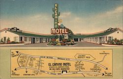 El Camino Motel Postcard