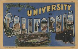 Greetings from University of California Berkeley, CA Postcard Postcard Postcard