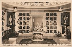 Oakland Columbarium California Postcard Postcard Postcard