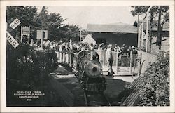 Miniature train Fleishhacker Playfield San Francisco California Postcard Postcard Postcard