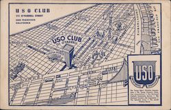 USO club Postcard