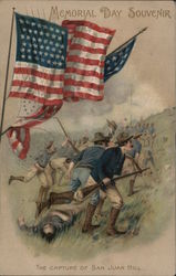 Memorial Day Souvenir, The Capture of San Juan Hill Postcard