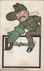 Delighted Theodore Roosevelt Postcard Postcard Postcard