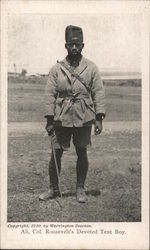 Ali, Col. Roosevelt's Devoted Tent Boy Postcard