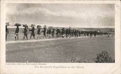 The Roosevelt Expedition on the March Postcard