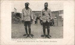 Gosho & Preis-David, Native Headmen Roosevelt in Africa Postcard