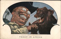 Teddy in Africa Postcard