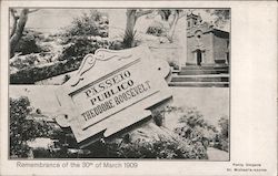 Remembrance of the 30th of March 1909 Postcard