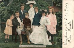 President Roosevelt and Family Theodore Roosevelt Postcard Postcard Postcard