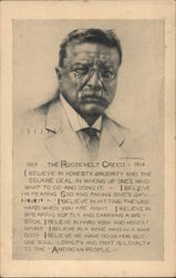 1859- The Roosevelt Creed - 1919 Postcard