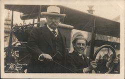 Theodore Roosevelt with Art Smith 1915 Aviators Postcard Postcard Postcard