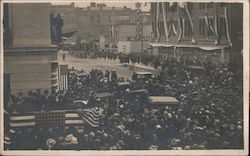 Theodore Roosevelt Addresses Crowd 1911 Postcard