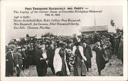 Pres. Theodore Roosevelt and Party Postcard Postcard Postcard