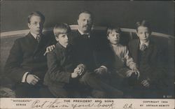 The President and Sons Postcard