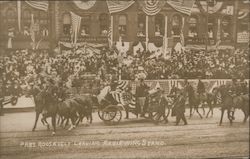 President Roosevelt leaving reviewing stand. / parade photo Columbus, OH Theodore Roosevelt Postcard Postcard Postcard