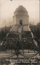 President Roosevelt Dedicating the McKinley Memorial Theodore Roosevelt Postcard Postcard Postcard