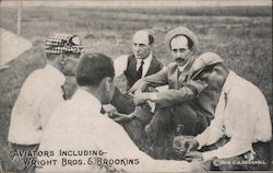 Aviators - Including Wright Bros. & Brookins Postcard Postcard Postcard