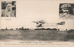 Paris Madrid - 21 Mai 1911 - Le Depart Postcard