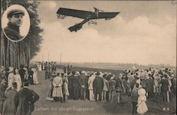 Latham mit seinem Flugapparat Aircraft Postcard Postcard Postcard