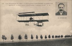 Pioneers of the Air - The Cockburn Airplane in Full Flight Aircraft Postcard Postcard Postcard