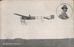 McArdle on Bleriot Machine Postcard