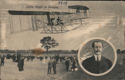 Orville Wright im Aeroplan Aviators Postcard Postcard Postcard