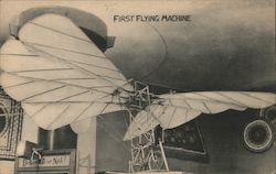 First Flying Machine Aircraft Postcard Postcard Postcard