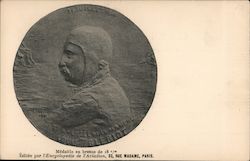 Louis Bleriot - Medaille en bronze Postcard