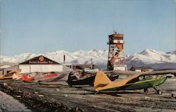 Merrill Field, Anchorage, Alaska Airports Postcard Postcard Postcard