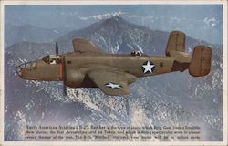 North American Aviation's B-25 Bomber Postcard