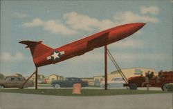 Matador Missile at Lackland Airforce Base Postcard