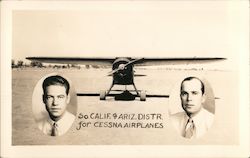 So. Calif. and Ariz. Distr. for Cessna Airplanes Aircraft Postcard Postcard Postcard