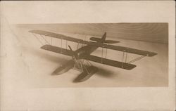 Proto-type model for the first Glen Curtiss Flying Boat Postcard