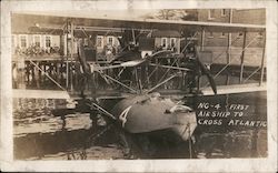 NC-4 First Airship to Cross Atlantic Postcard