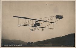 Fred Eels In Flight Postcard