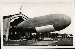 Parseval in Hamburg Germany Airships Postcard Postcard Postcard