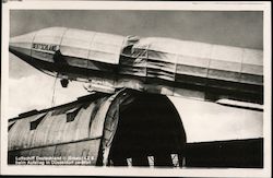 Airship Germany II - LZ 8 Airships Postcard Postcard Postcard