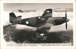 P-51 Mustang Air Force Postcard Postcard Postcard