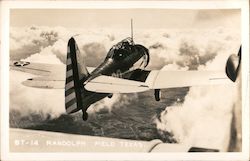 BT-14 Randolph Field Texas Aircraft Postcard Postcard Postcard