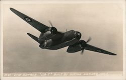 Dive Bomber "DB-T" Built by Boeing Airplane Corp. Postcard