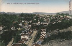 View of Angels Camp from Annex Hill Postcard